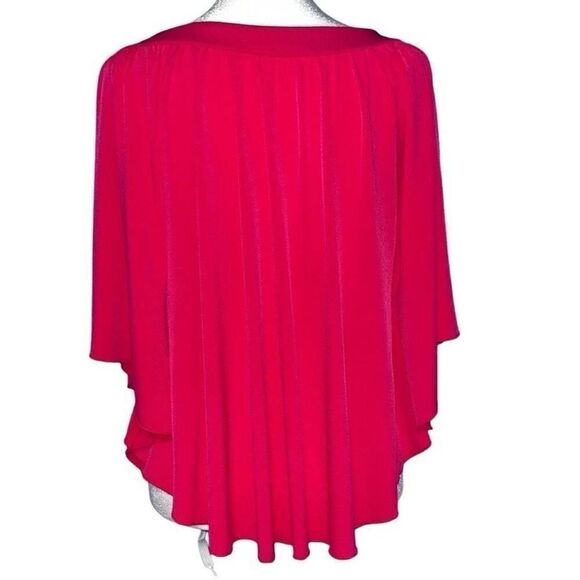 Express hot pink ruffle blouse XS - Picture 2 of 5